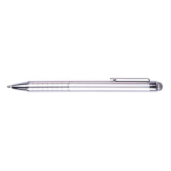 Aluminum Ballpoint Pen With Color Matching Stylus - Image 2