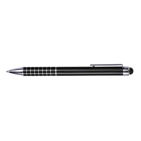 Aluminum Ballpoint Pen With Color Matching Stylus - Image 7