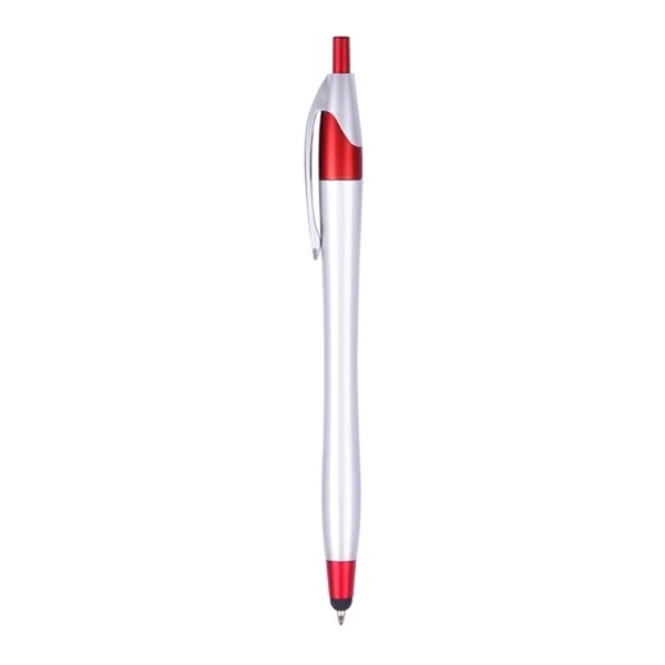 Retractable ballpoint pen with stylus - Image 2