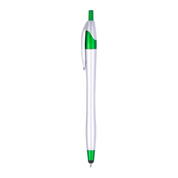 Retractable ballpoint pen with stylus - Image 3