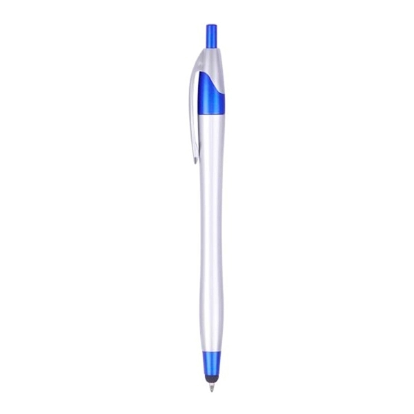 Retractable ballpoint pen with stylus - Image 4