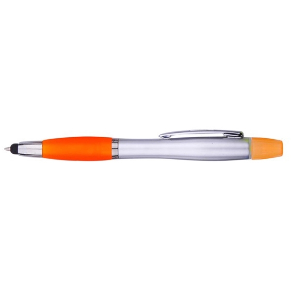 3-In-1 Stylus, Ballpoint Pen and Yellow Highlighter - Image 4