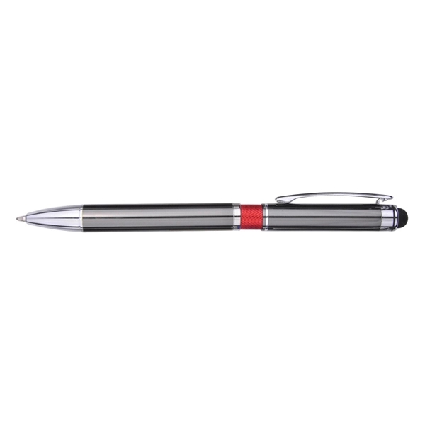 Aluminum Stylus Ballpoint Pen in Gunmetal Finish - Image 4