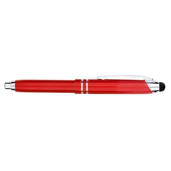 High quality Metal Pen with writing light and stylus - Image 2