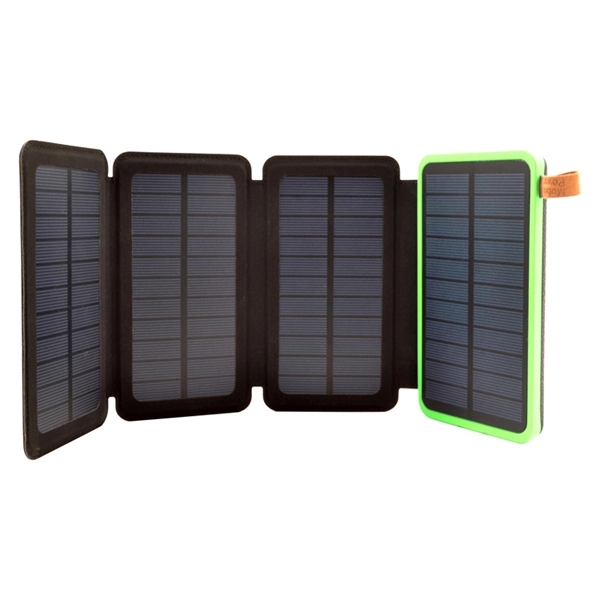 8000mAh 4 Solar Panel Power Bank with Torch - Image 18