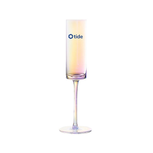 6 oz  Straight Colourful Champagne Glass