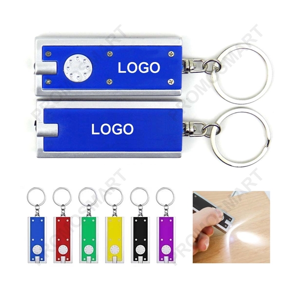 Solid Color Led Keychain