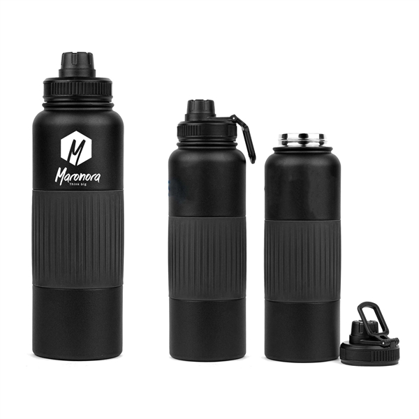 40oz. Powder-Coated Stainless Steel sports Water Bottle