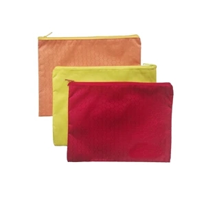 9.5"x7" Polyester Waterproof Pouch Zipper Closed