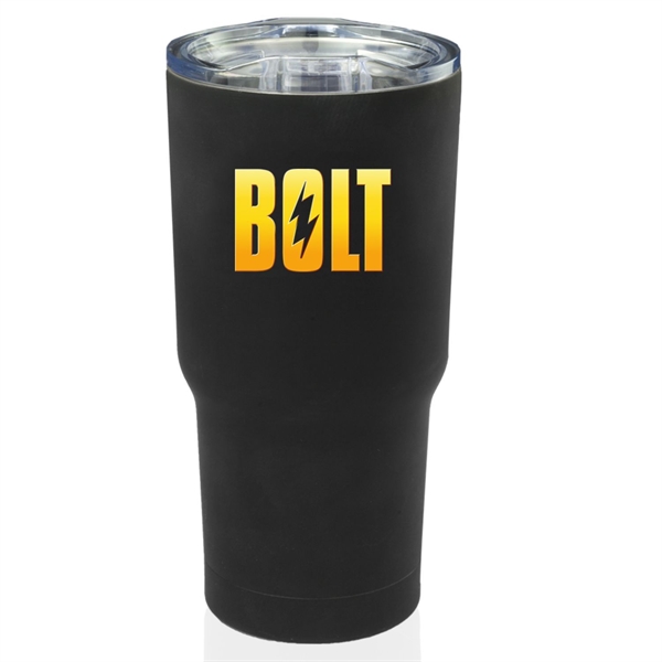 17 oz Soft Touch Rubberized Stainless Steel Travel Mugs