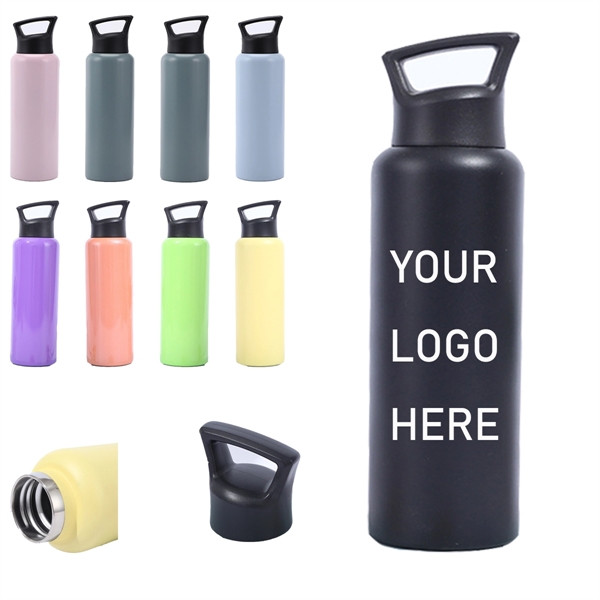 Handle Style 25oz Insulated  Stainless Steel Water Bottle