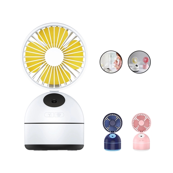 Electric Desk Fan Humidifier Beauty Sprayer