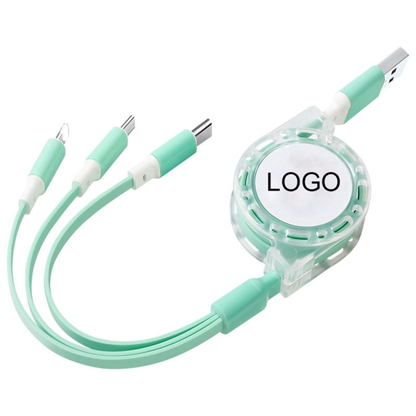 Portable 3 In 1 Multi-Use Usb Charging Cable