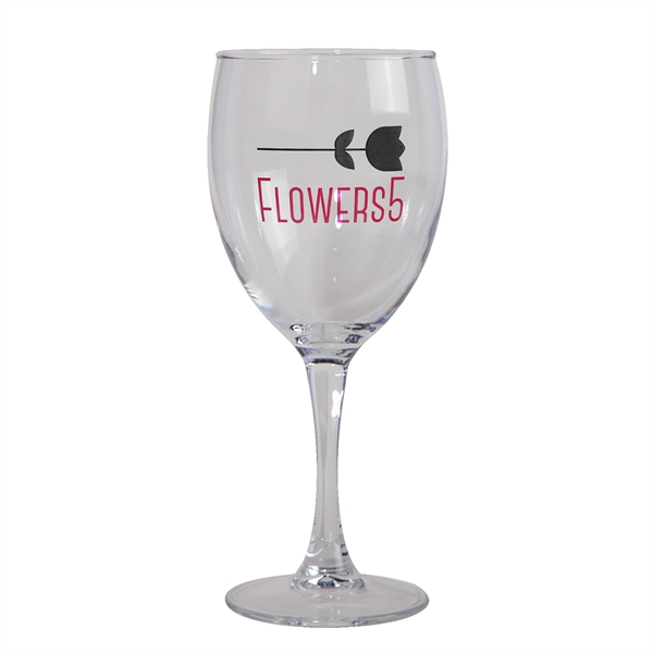 10.5 oz ARC® Nuance Goblet Wine Glasses w/ 2 Color Imprint