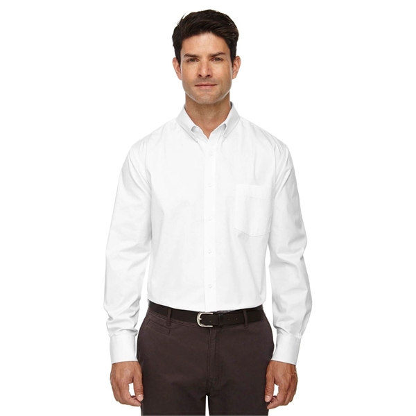 Core365 Men's Tall Operate Long-Sleeve Twill Shirt