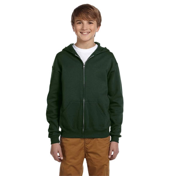 Jerzees Youth NuBlend® Fleece Full-Zip Hooded Sweatshirt