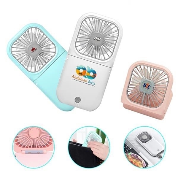 New Design Handheld Mini Fan With Power Charger 3000mAh