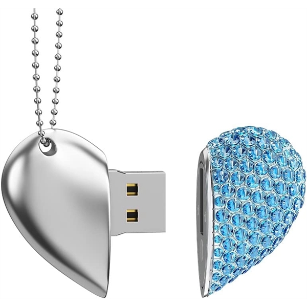 Heart Shape USB 2.0 Flash Drive