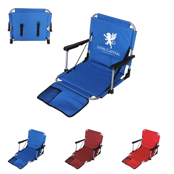 Outdoors Folding Stadium Chair W/Armrests