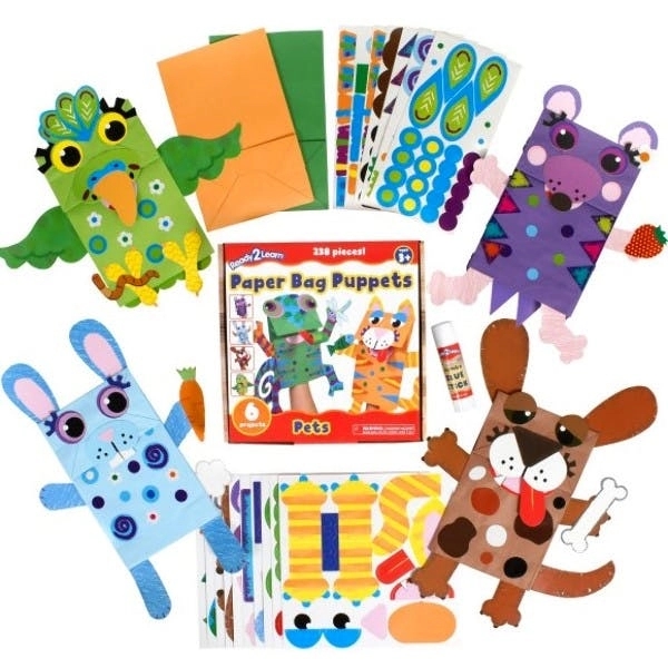 Paper Bag Pet Puppets - Ages 3 24 Kits