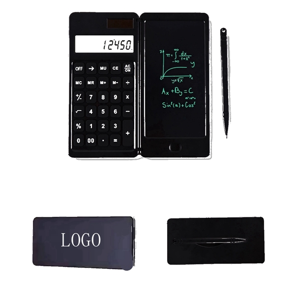 Premium Desktop Calculator With Writing Tablet