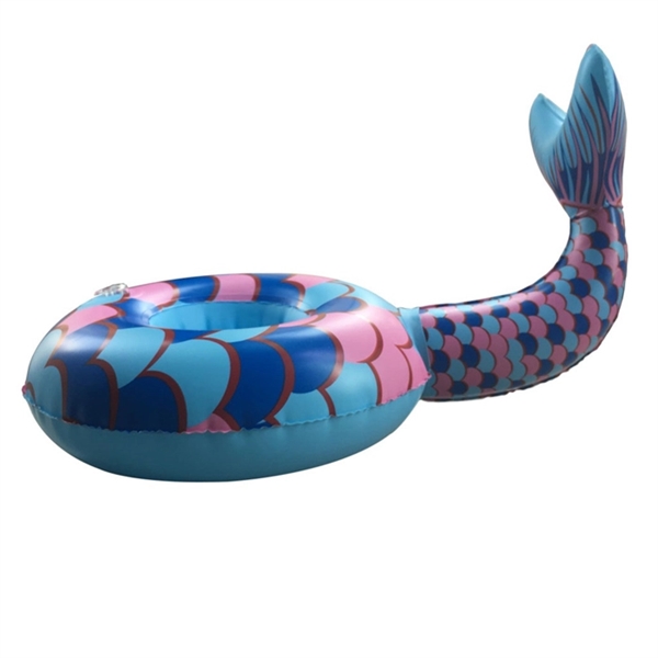 Mermaid Inflatable Cup Holder - Image 2