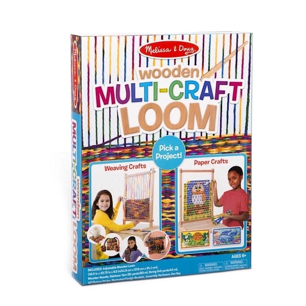 Kids' Multi-Craft Weaving Loom - Yarn Included 6 Sets