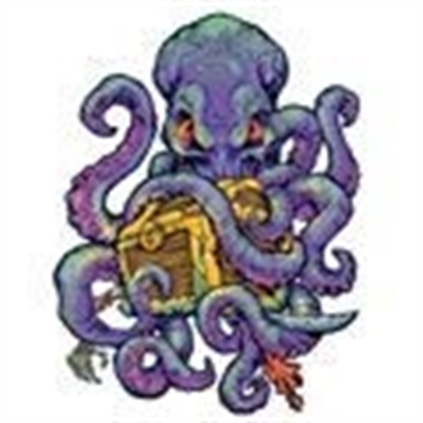 Kids Octopus With Chest Temporary Tattoo