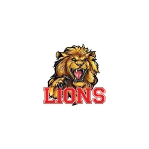 Lions Mascot Temporary Tattoo