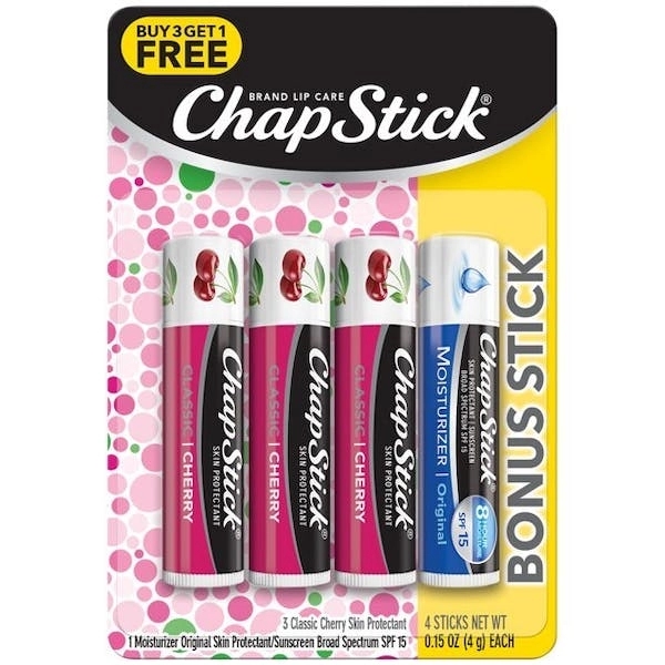 Chapstick Lip Balms - 4 Pack