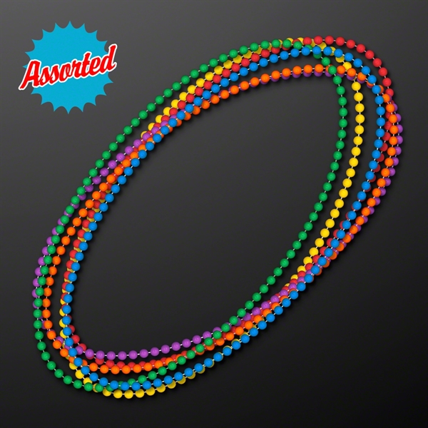 7MM 33" Round Beaded Necklaces - Image 2