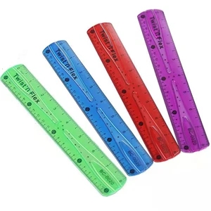 Color Transparent Plastic Rulers - Brilliant Promos - Be Brilliant!