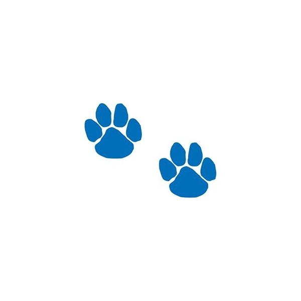 Two Blue Paws Temporary Tattoo