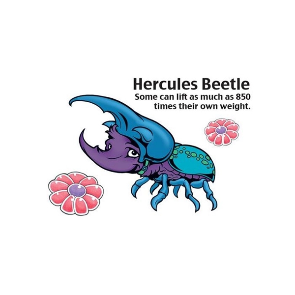Hercules Beetle Temporary Tattoo