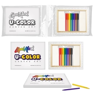 U-COLOR Canvas Art + 8 Color Marker Set