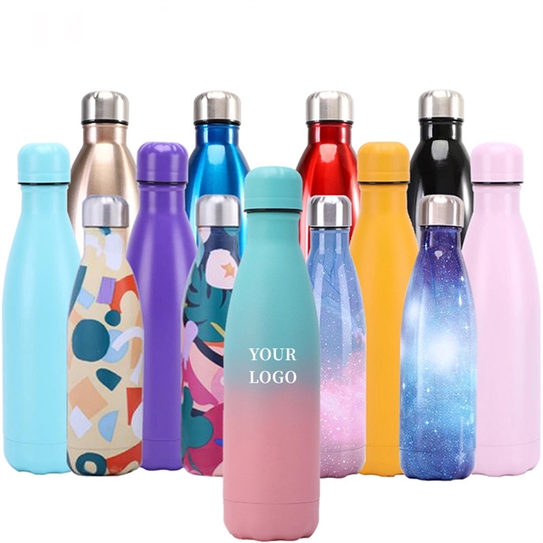 17Oz Cola Shaped Stainless Steel Water Bottle