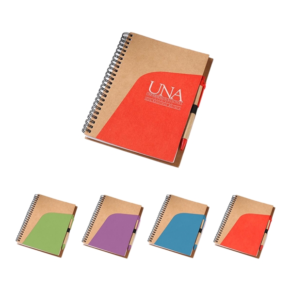 Eco-friendly Spiral Notebook With Pen