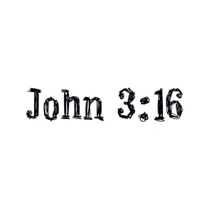 John 3:16 Temporary Tattoo