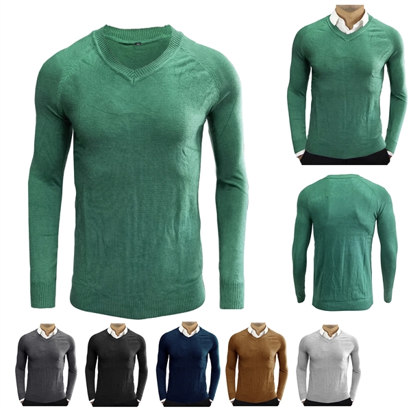 Slim Fit V-Neck Daily Ritual Pullover Knit Sweater