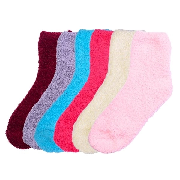 Light Colors Adult Cozy Soft Crew Socks 9-11