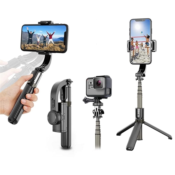 Mini Bluetooth Gimbal Stabilizer Tripod Selfie Stick