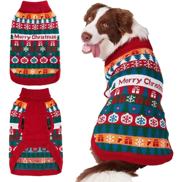 Christmas Pet Clothes Knitted Sweater