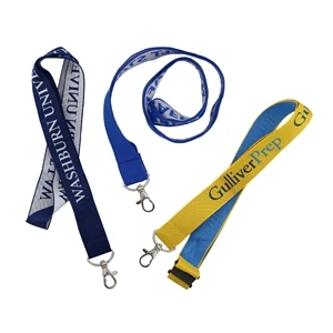 Lanyards with Woven Imprint