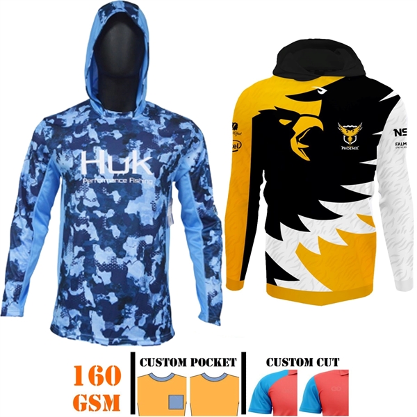 Youth 160 GSM Brushed Milk Silk Sublimation Hooded T-Shirt