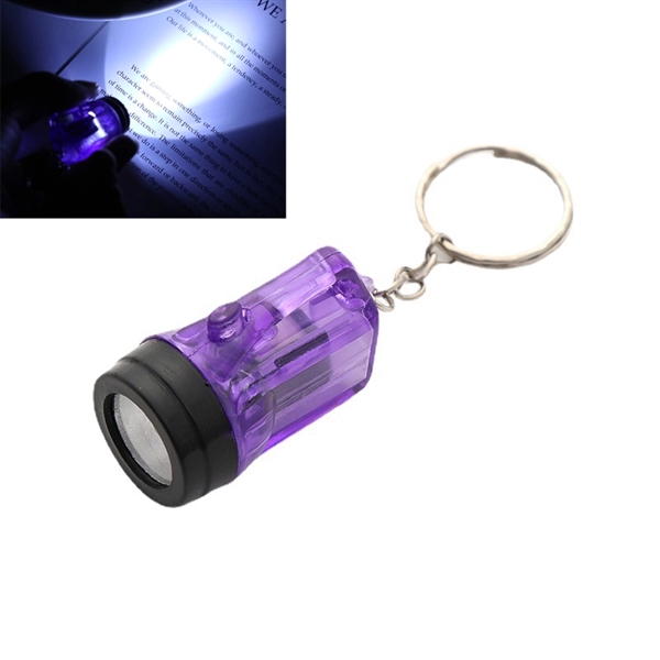 Mini LED Flashlight Key Ring