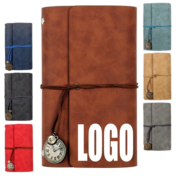 PU Leather A6 Business Travel Journal Pocket Notebook