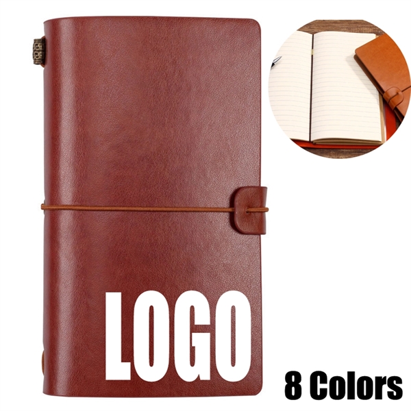 PU Leather A6 Business Travel Journal Pocket Notebook