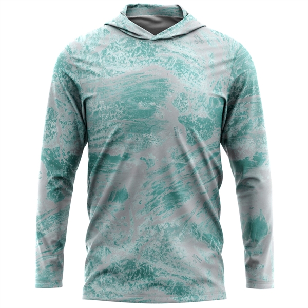 TUF™Realtree® Merino Wool Fishing Camo Hoodie T-Shirt 230GSM
