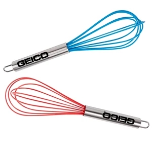 Stainless Steel Handled Rubber Whisk - Brilliant Promos - Be Brilliant!