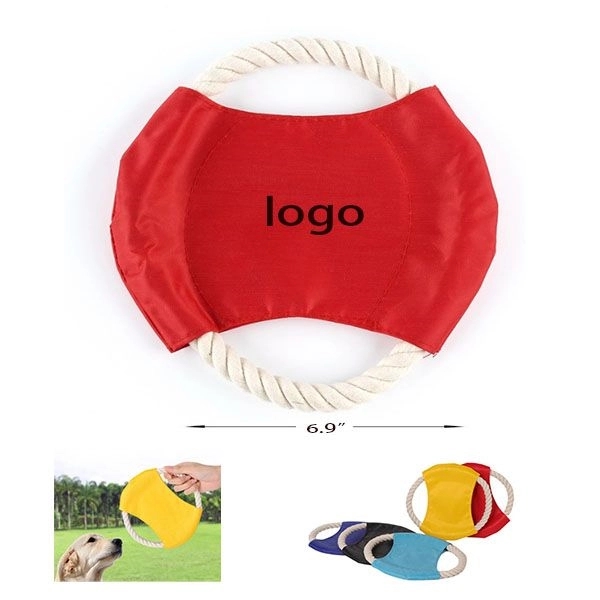 Cotton Rope Flying Disc for Dog Pets